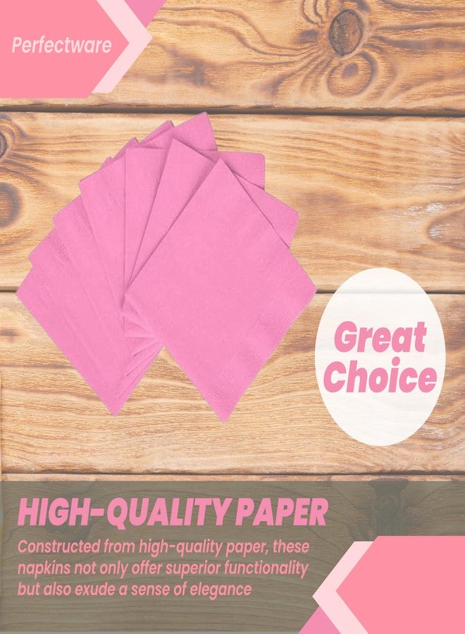 بيرفيكت وير مناديل مشروبات وردية اللون من طبقتين من بيرفكت وير - عبوة من 250 منديل - Image 5